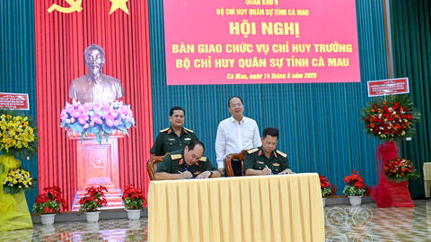 Thiếu tướng Nguyễn Văn Ngành giữ chức Chỉ huy trưởng Bộ CHQS tỉnh Cà Mau