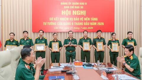 Ban Chỉ đạo 35, Đảng ủy Quân khu 9: Nâng cao hiệu quả bảo vệ nền tảng tư tưởng của Đảng