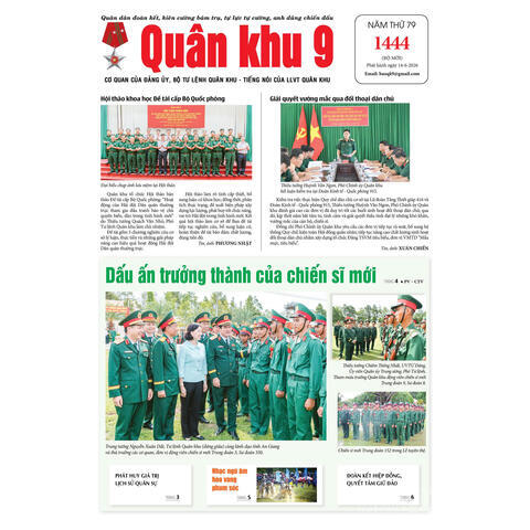 Số báo in 1444, phát hành nagy2 14/6/2026