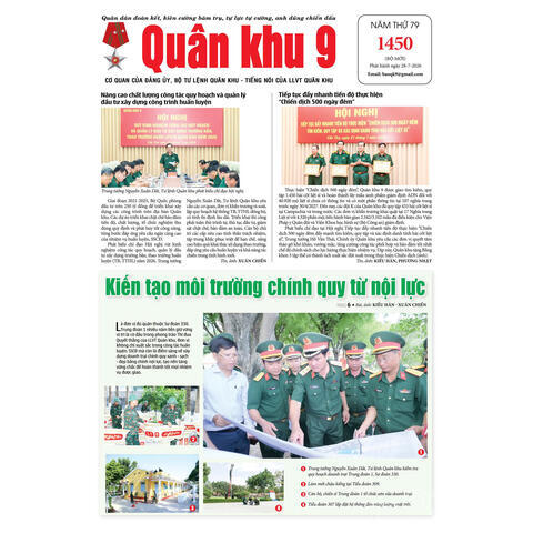 Số báo in 1450, xuất bản ngày 28/7/2026