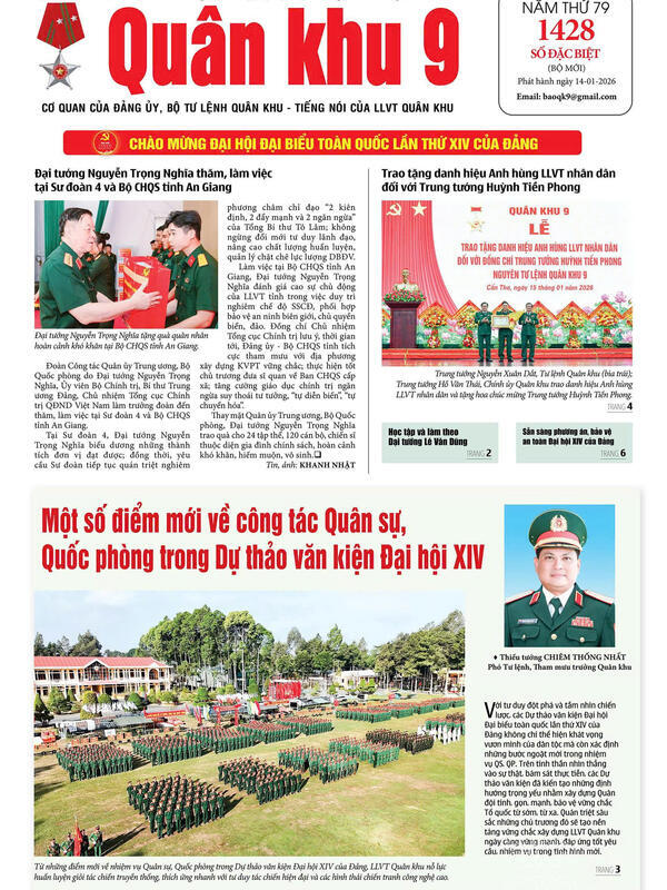 Số báo 1420, ra ngày 14/1/2026