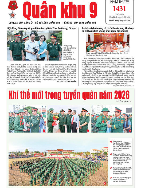 Số báo 1431 ra ngày 07/3/2026