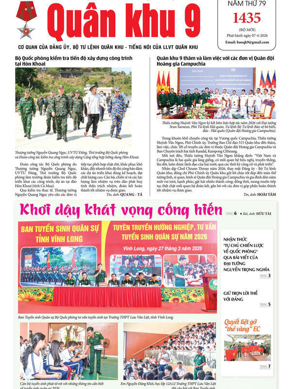 Số báo in 1435 ra ngày 07/4/2026