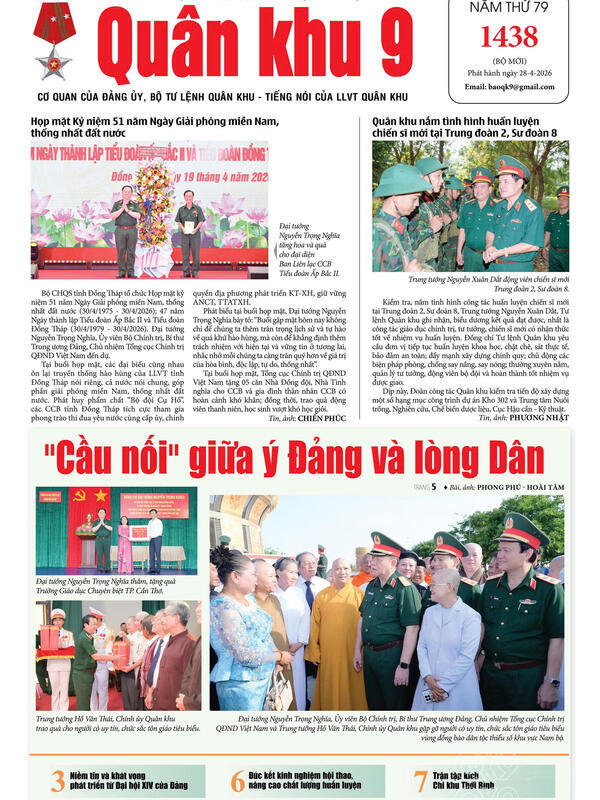 Số báo in 1438, ra ngày 28/4/2026