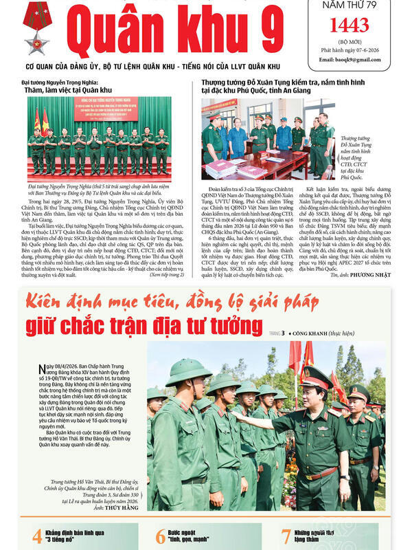 Số báo in 1443, phát hành ngày 07/6/2026
