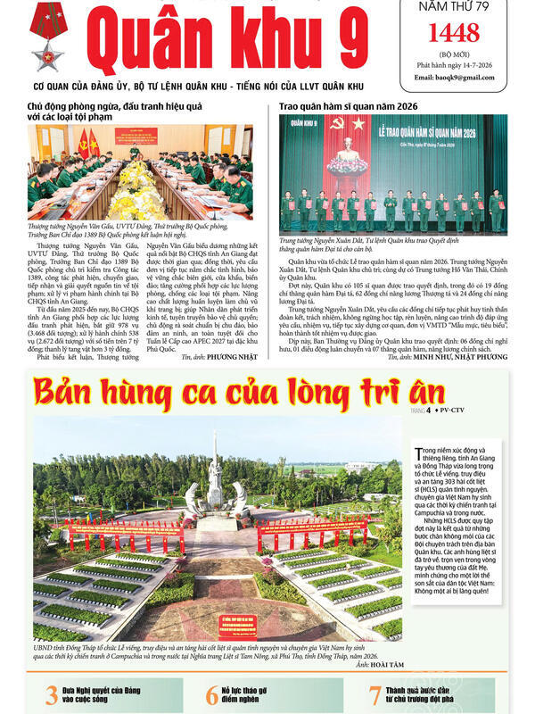 Số báo in 1448, phát hành ngày 14/7/2026